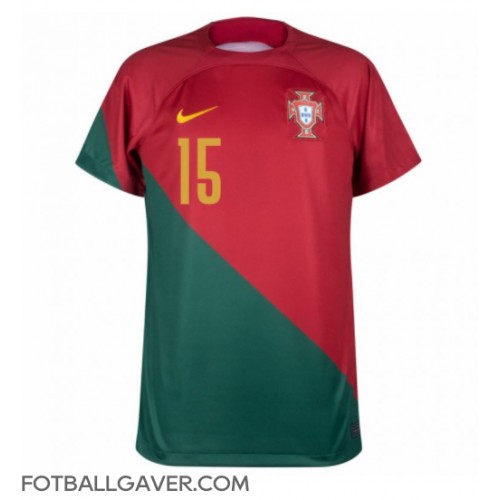 Portugal Rafael Leao #15 Fotballklær Hjemmedrakt VM 2022 Kortermet